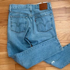 Levi's 501 Light Blue Skinny Jeans